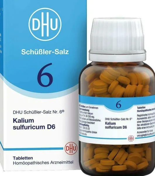 Dhu Schüßler-Salz Nr. 6 Kalium Sulfuricum D6 420 Tabletten