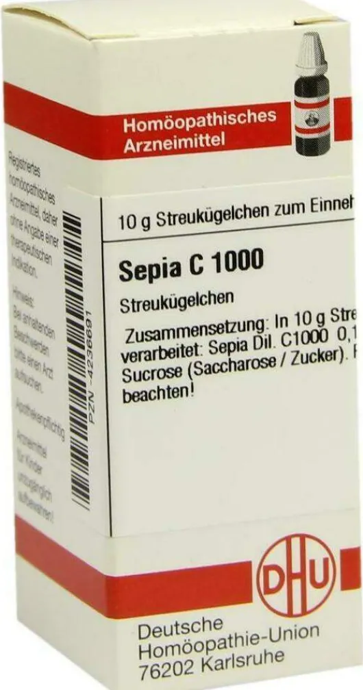 Dhu Sepia C1000 10 G Globuli