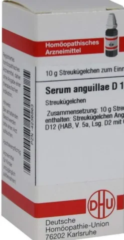 Dhu Serum Anguillae D12 10 G Globuli