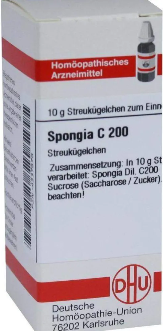 Dhu Spongia C200 10 G Globuli