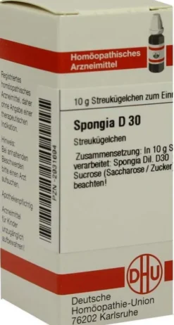 Dhu Spongia D30 10 G Globuli