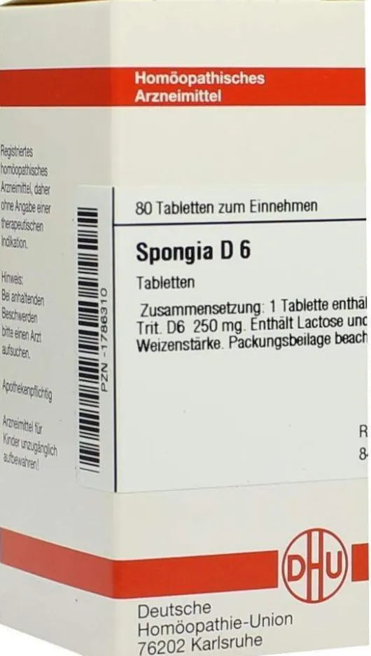 Dhu Spongia D6 80 Tabletten