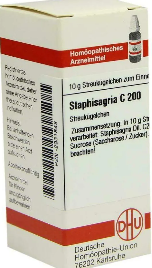 Dhu Staphisagria C200 10 G Globuli