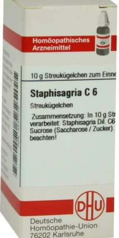 Dhu Staphisagria C6 10 G Globuli