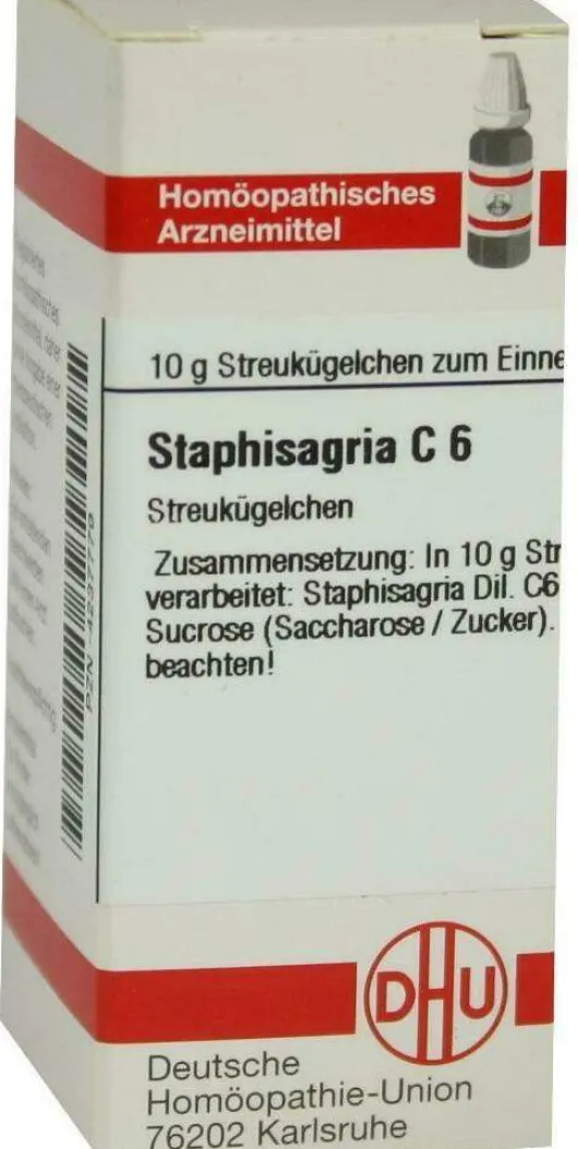 Dhu Staphisagria C6 10 G Globuli