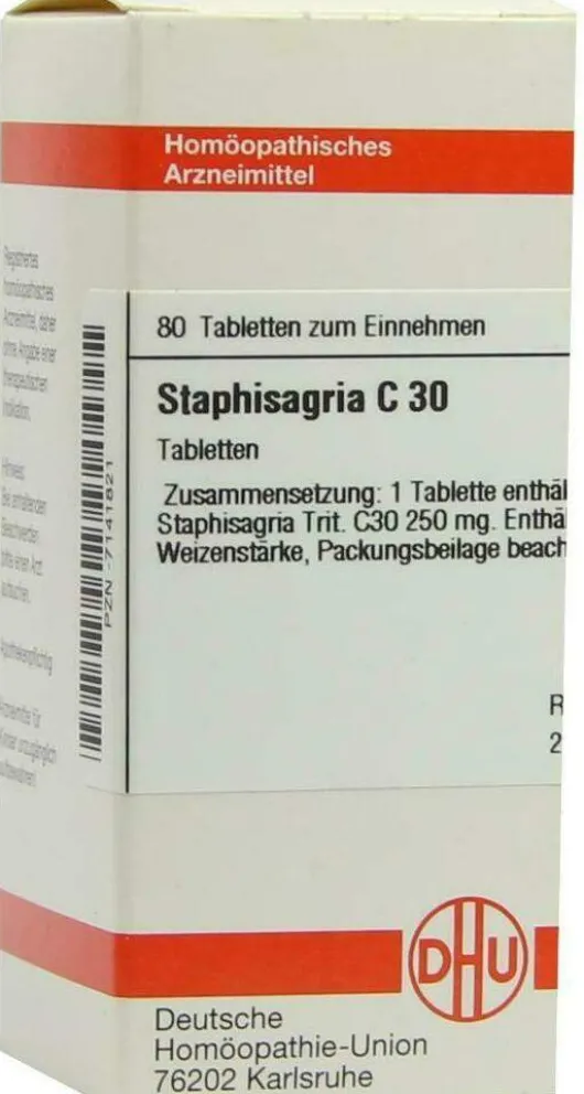 Dhu Staphisagria C30 80 Tabletten
