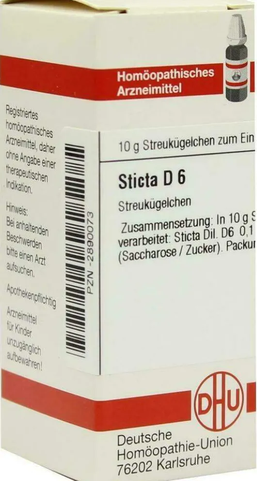Dhu Sticta D6 10 G Globuli