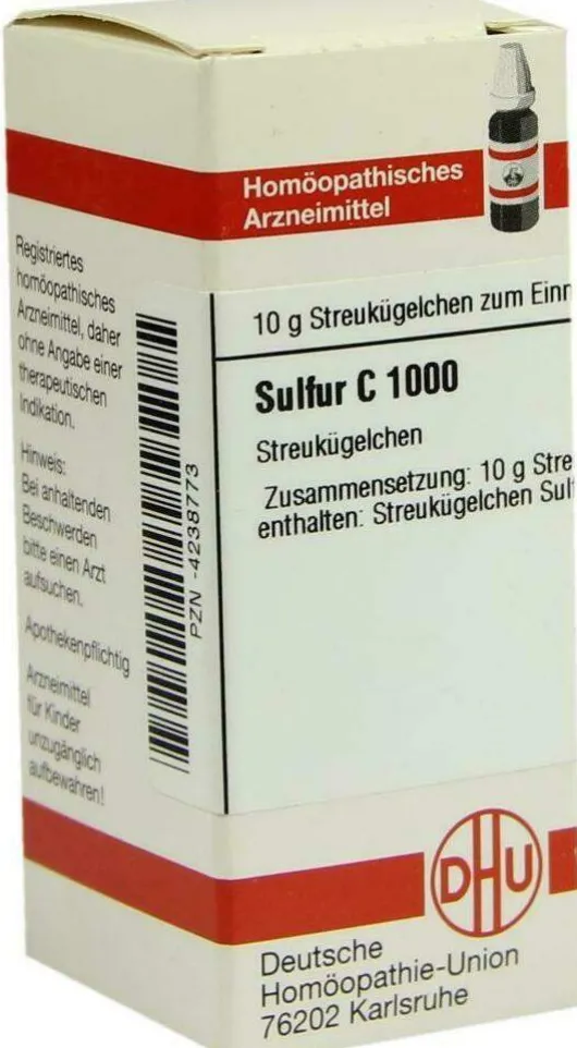 Dhu Sulfur C1000 10 G Globuli