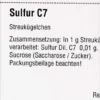 Dhu Sulfur C7 Globuli 10 G