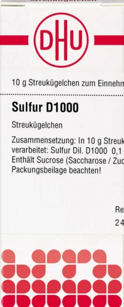 Dhu Sulfur D1000 Globuli 10 G