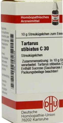 Dhu Tartarus Stibiatus C30 10 G Globuli