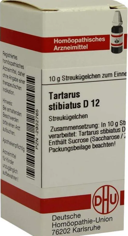 Dhu Tartarus Stibiatus D12 10 G Globuli
