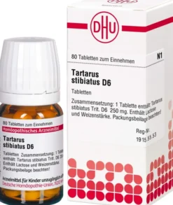 Dhu Tartarus Stibiatus D6 80 Tabletten