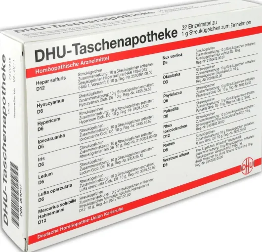 Dhu Taschenapotheke 32 X 1 G Globuli Kombipackung