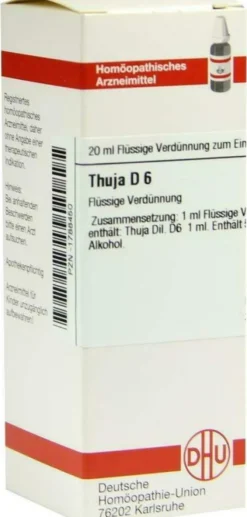 Dhu Thuja D6 20 ml Dilution