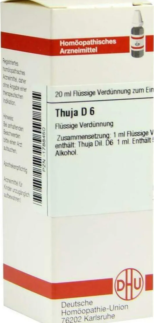 Dhu Thuja D6 20 ml Dilution