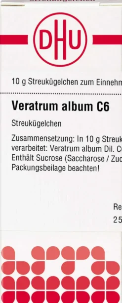 Dhu Veratrum Album C6 10 G Globuli