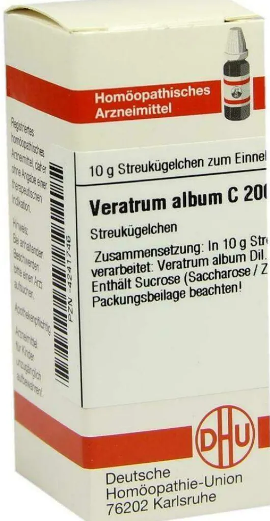 Dhu Veratrum Album C200 10 G Globuli