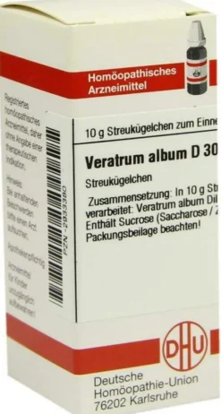 Dhu Veratrum Album D30 10 G Globuli