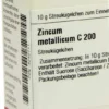 Dhu Zincum Metallicum C200 10 G Globuli