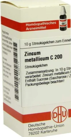 Dhu Zincum Metallicum C200 10 G Globuli
