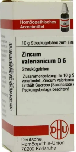 Dhu Zincum Valerianicum D6 10 G Globuli