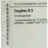 Dhu Zingiber D3 10 G Globuli