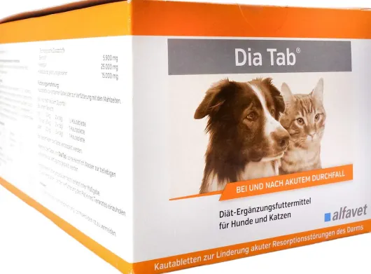 Dia Tab Kautabletten F.Hunde Katzen 60 Stk