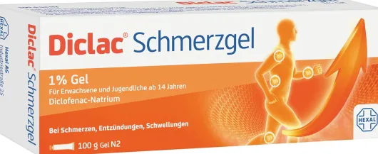 Diclac Schmerzgel 1% 100 g Gel