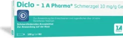 Diclo 1A Pharma Schmerzgel 10 mg je g 100 g Gel