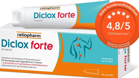 Diclox forte Ratiopharm Gel 100 g