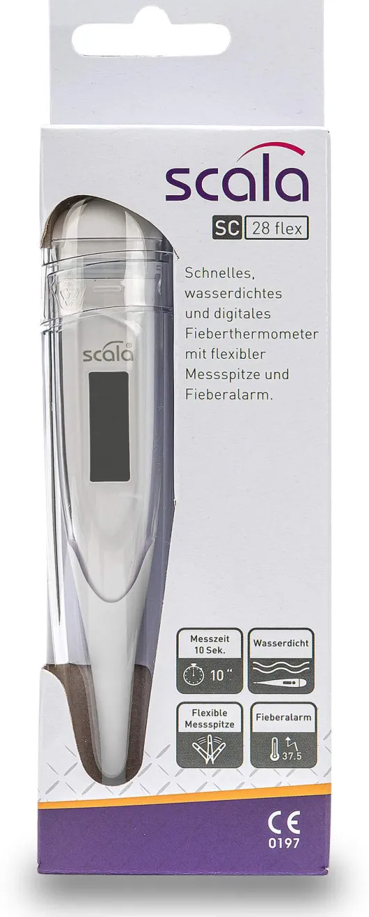 Digitales Fieberthermometer SC 28 flex weiß 1 Stück