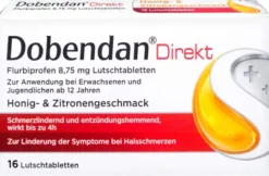 Dobendan Direkt Flurbiprofen 8,75 mg 16 Lutschtabletten