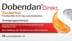 Dobendan Direkt zuckerfrei Flurbiprofen 8,75 mg 24 Lutschtabletten