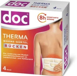 Doc Therma Wärme-Gürtel Rücken 4 Stück