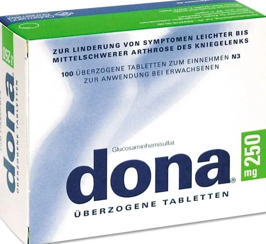 Dona 250 mg 100 überzogene Tabletten