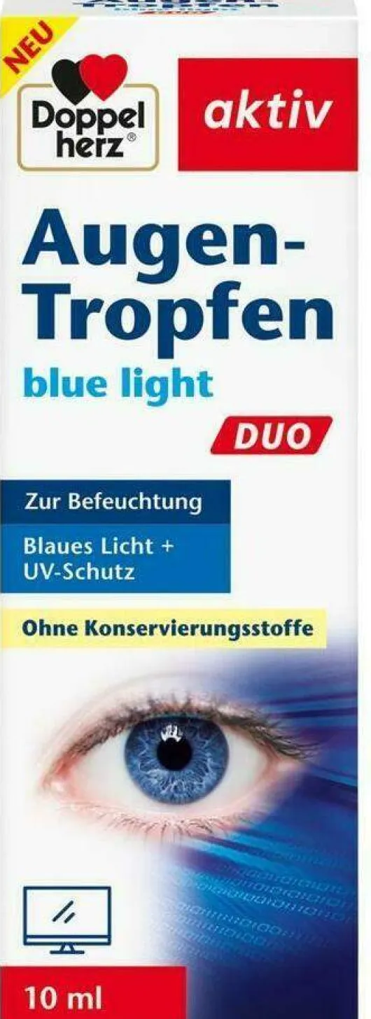 Doppelherz Aktiv Augen-Tropfen blue light Duo 10 ml