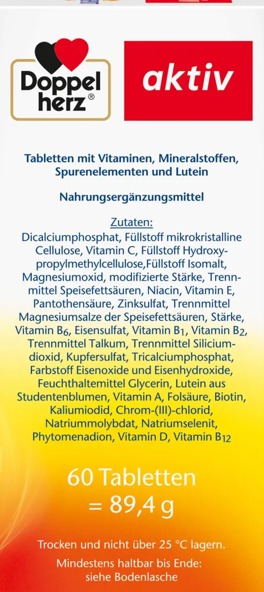 Doppelherz aktiv A - Z depot 60 Tabletten