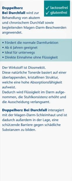Doppelherz Aktiv bei Durchfall 10 Portionssticks