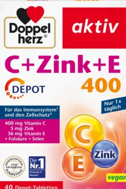 Doppelherz Aktiv C Plus Zink Plus E Depot 40 Tabletten