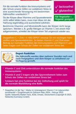 Doppelherz Aktiv C Plus Zink Plus E Depot 40 Tabletten
