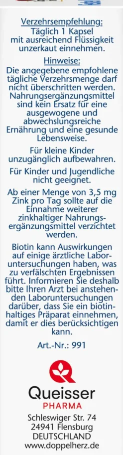 Doppelherz Aktiv Feste Nägel Extra Kapseln 30 Kapseln