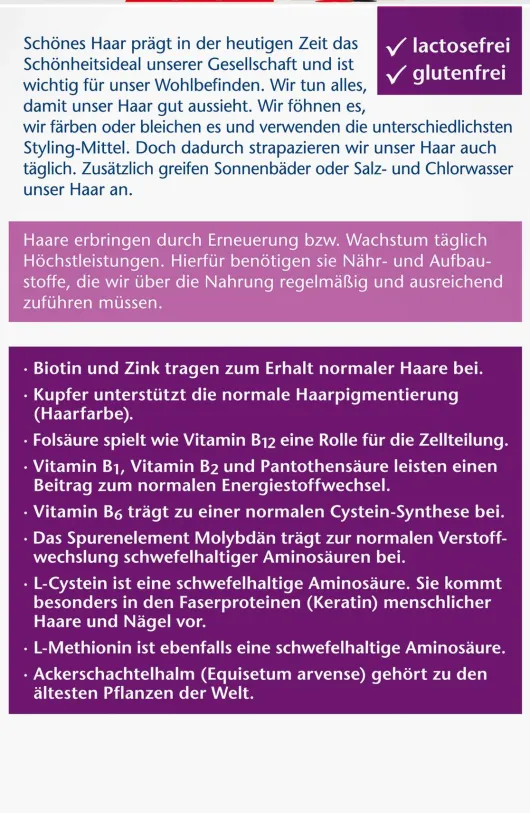 Doppelherz Aktiv Haar Intensiv + Biotin 100 Kapseln