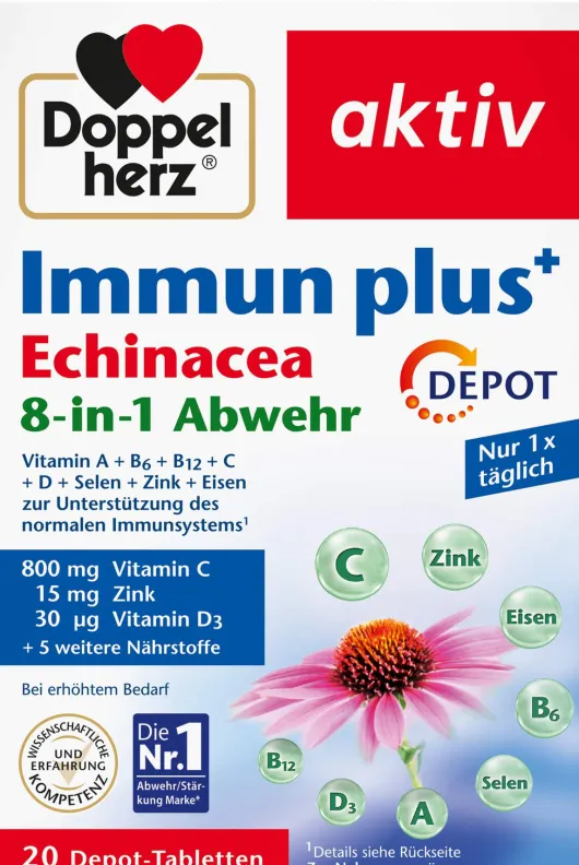 Doppelherz Aktiv Immun Plus Echinacea 20 Tabletten
