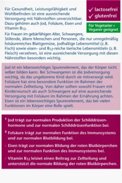 Doppelherz Aktiv Jod + Folsäure + Eisen + B12 45 Mini-Tabletten