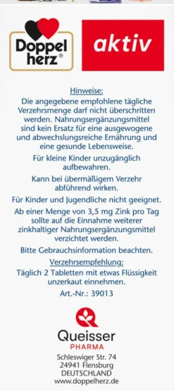 Doppelherz Aktiv Kieselerde + Kollagen 60 Tabletten