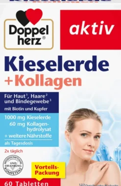 Doppelherz Aktiv Kieselerde + Kollagen 60 Tabletten
