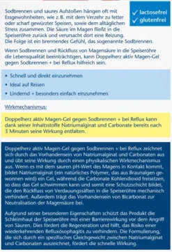 Doppelherz aktiv Magen-Gel gegen Sodbrennen und Reflux 20 Dosierbeutel