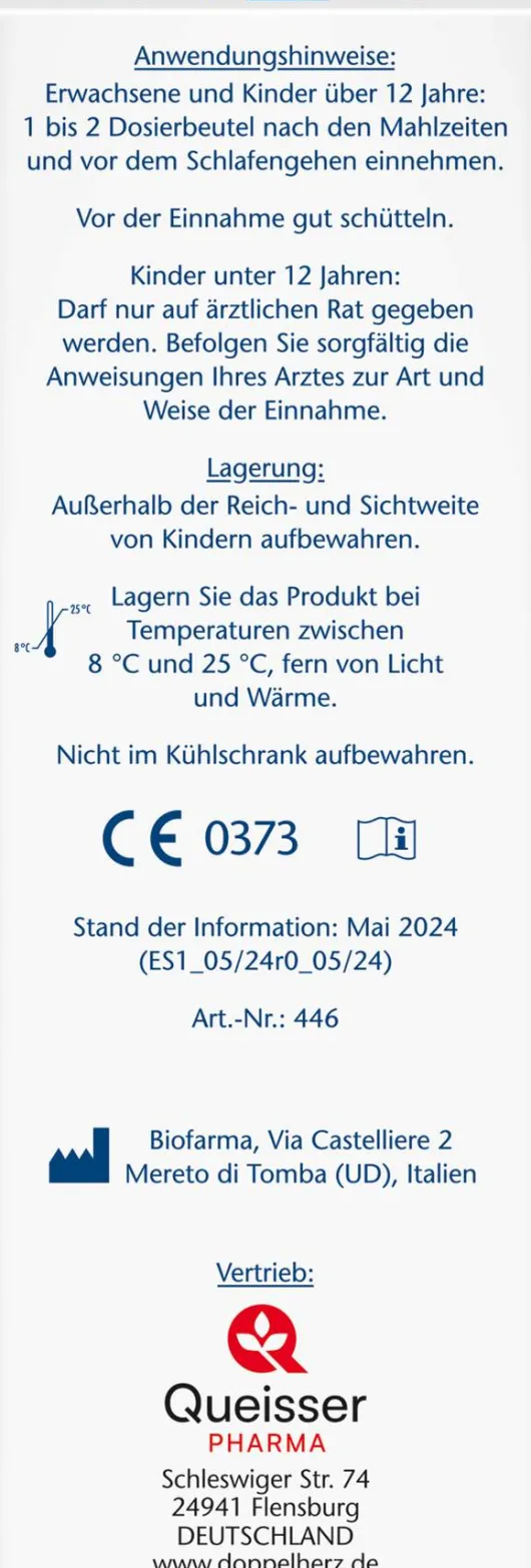 Doppelherz aktiv Magen-Gel gegen Sodbrennen und Reflux 20 Dosierbeutel