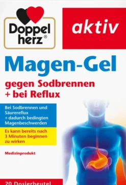 Doppelherz aktiv Magen-Gel gegen Sodbrennen und Reflux 20 Dosierbeutel